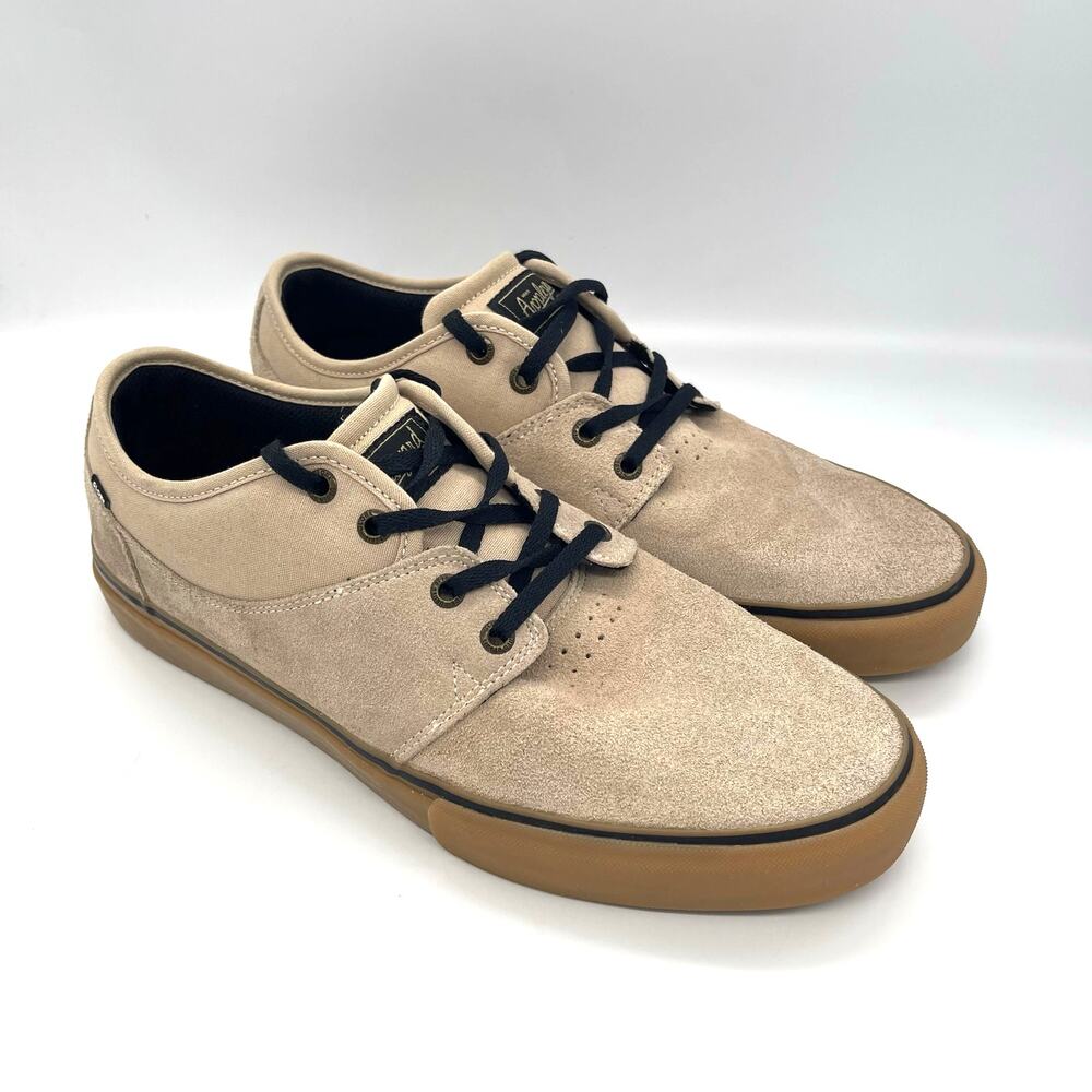 Globe Mahalo Men's Appleyard Leather Skate Shoes Size 10 Tan / Beige